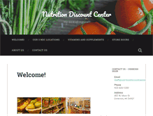 Tablet Screenshot of nutritiondiscountcenter.com